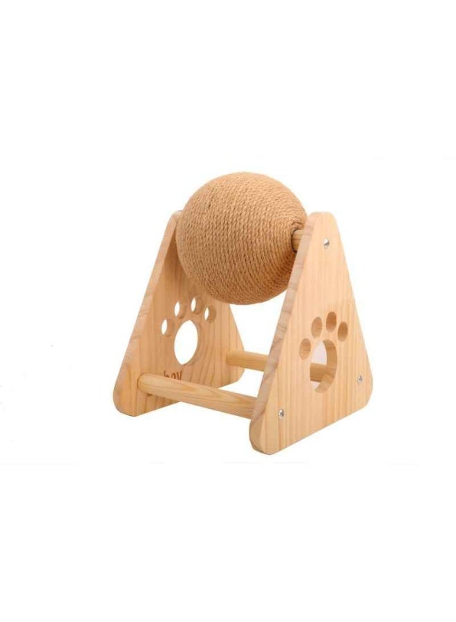 Cat Sisal Scratcher Ball - Natural Scratching Toy for Cats, Promoting Healthy Claws and Play